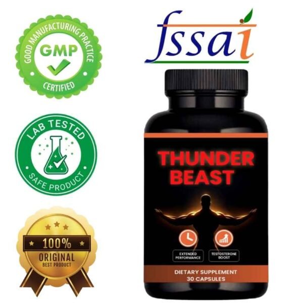 Thunder beast- Increase Stamina & Performance: Capsules